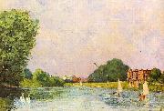Alfred Sisley Themse bei Hampton Court painting